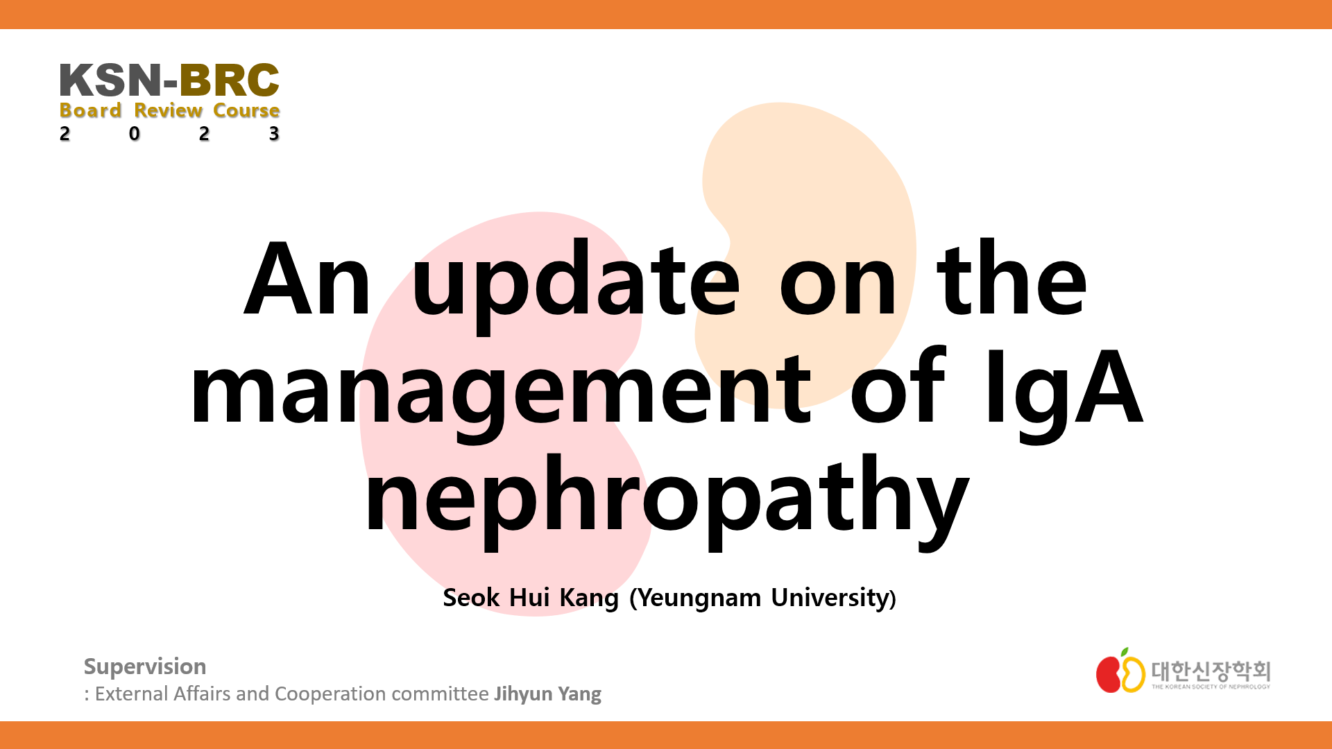 THE KOREAN SOCIEYT OF NEPHROLOGY